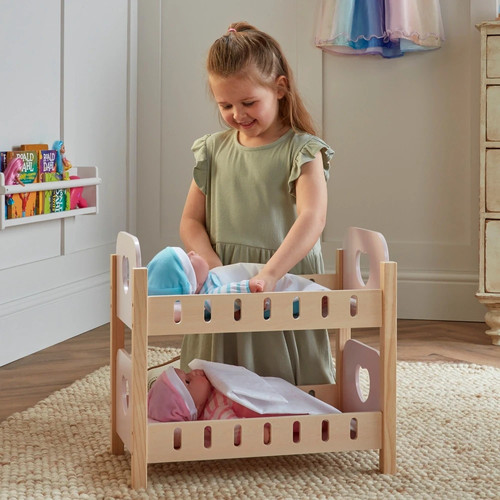 Ivy lily wooden baby doll - &,
