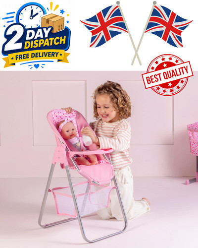 Ivy lily baby doll - ivy, highchair
